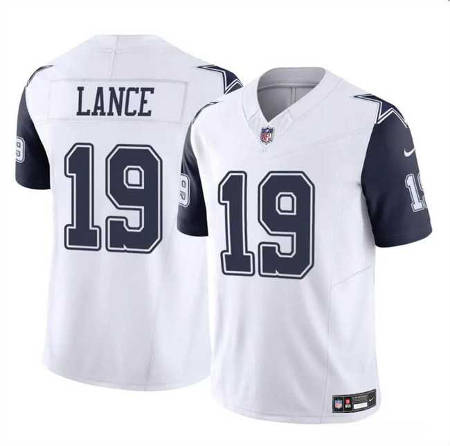 Men & Women & Youth Dallas Cowboys #19 Trey Lance White 2023 F.U.S.E Rush Limited Stitched Jersey